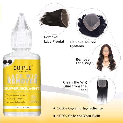 Wig Glue Kit 1.28oz Waterproof Lace Front Adhesive with Tools