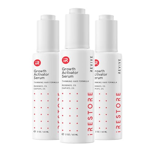 iRESTORE Hair Growth Serum for Women & Men | 2 Fl Oz, Pack of 3