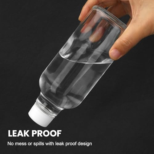 Hethyo 12oz Glass Spray Bottles - Refillable Mist & Stream Nozzle (2 Pack)