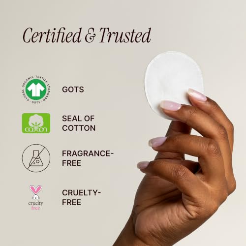 SoulSation Organic Cotton Rounds 400 Count - Lint-Free Makeup Remover