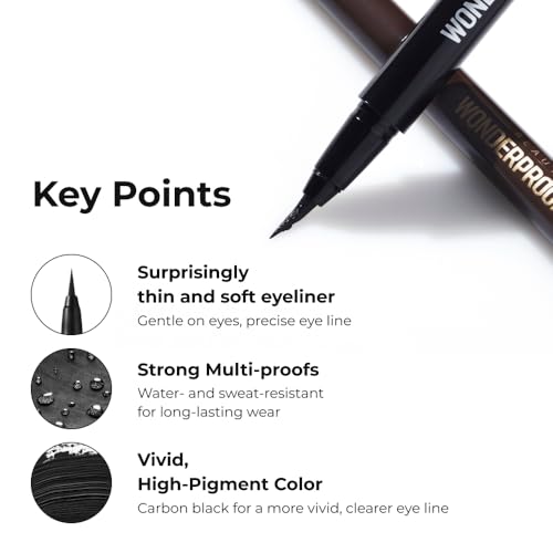 BOM Wonderproof Pen Eyeliner #01 Wonder Black 0.5g