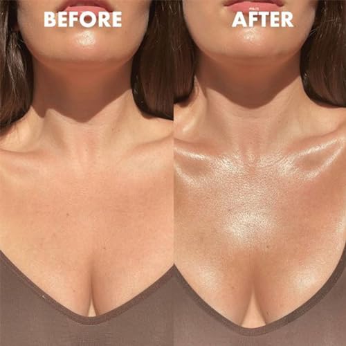 PHOERA Body Luminizer Highlighter, Waterproof Moisturizing and Glow For Face & Body, Face Body Glow Illuminator (2PCS 102 Metallic Gold)