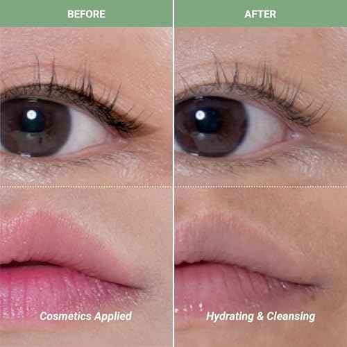 Meebak Cica Cleansing Water Pads | Korean Makeup Remover Wipes | Micellar Water Makeup Remover Wipes | Exfoliating Toner Pads for Glass Skin | Hydrating & Calming for Sensitive Skin - 80ct