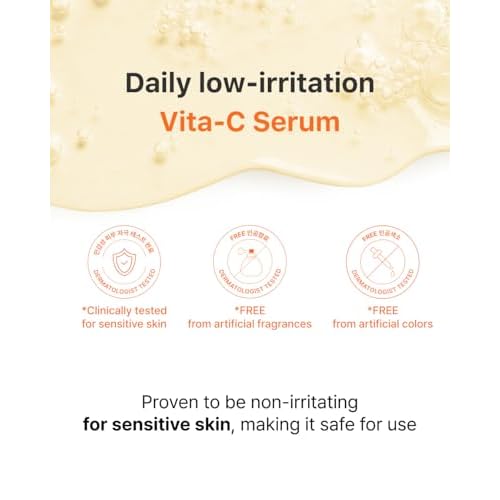 Real Barrier | Peptivita C Blemish Serum | Face Serum for Uneven Skin Tone & Smooth Texture | Vitamin C Face Care for Sensitive Skin | Facial Skin Care Products | Korean Skincare | 1.01 fl oz (30ml)