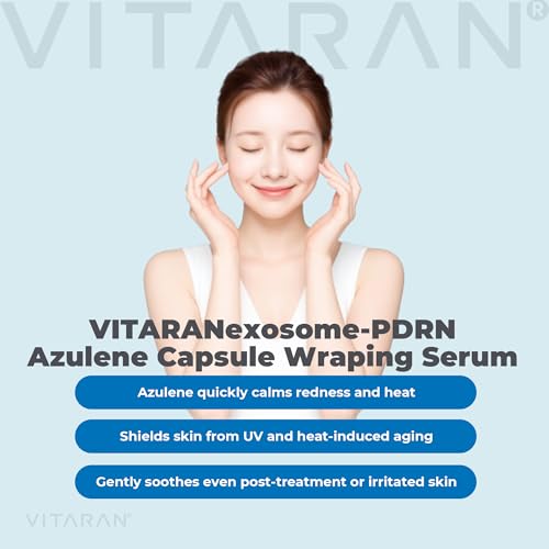 exsome PDRN AZULENE CAPSULE WRAPPING SERUM, The rejuvenation energy of the original salmon PDRN. Azulene's skin calming effect, completion of glowing skin. Korean skincare
