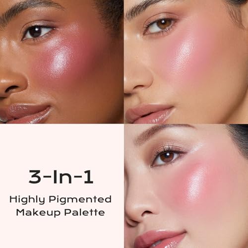 Color Nymph 3-in-1 Contour Palette #04 (Blush + Bronzer + Highlighter) — Light-Medium Neutral