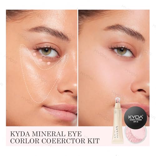 KYDA Mineral Under Eye Concealer Kit with SPF 35