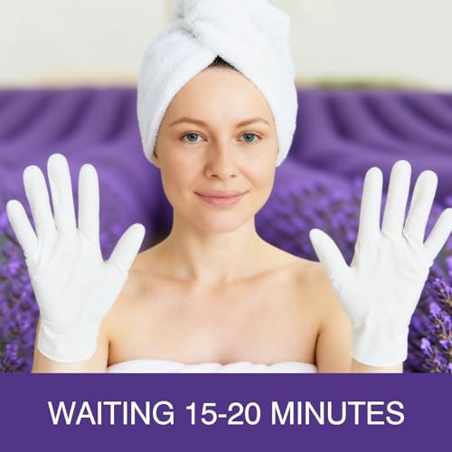 Hydrating Lavender Hand Masks 3-Pack for Soft, Moisturized Hands