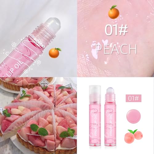 Kids Lip Gloss Set - 4 Fruity Flavors, Non-Toxic & Safe