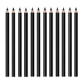 Linble 12-Piece Black Eyeliner Pencil Set – Waterproof Matte