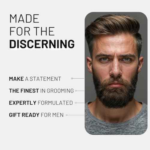 ZOUSZ Black Oud Beard Oil for Men ? Natural Beard Growth Oil with Argan & Avocado Oils ? Sandalwood Scent ? Softens, Strengthens & Conditions Facial Hair ? 30ml Bottle