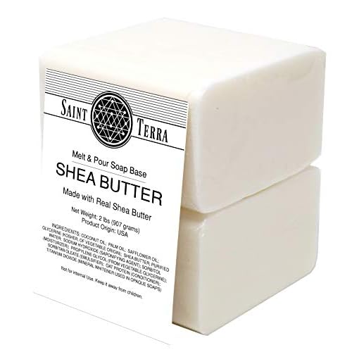 Saint Terra - Shea Butter Melt & Pour Soap Base, 2 Pounds