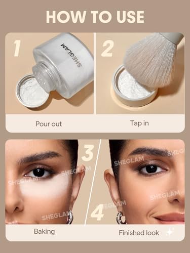 SHEGLAM Blur in a Bottle Loose Setting Powder Banana