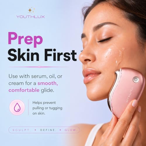 Heated Gua Sha Facial Massager – Electric Vibrating Tool for Skincare