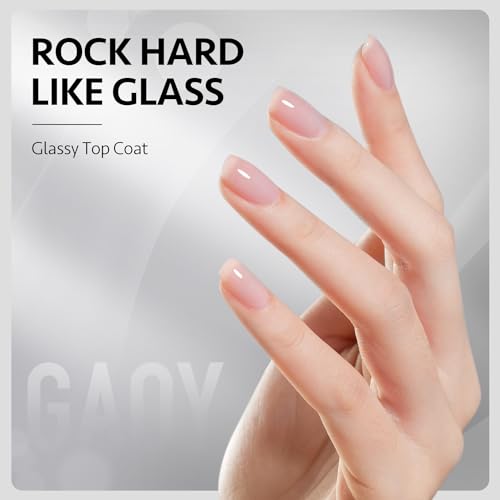 GAOY Gel Top Coat, Builder & Base Coat Set - 3x16ml UV