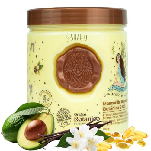 Bomba Botánica S.O.S. Hair Mask with Collagen & Biotin - Repairs & Reduces Hair Loss