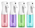 VIGOR PATH Continuous Fine Mist Spray Bottle – 6.7oz Refillable Water Mister for Hair, Cleaning & Plants