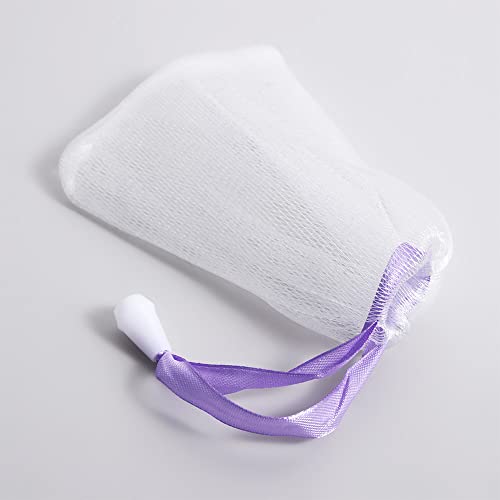 10pc Foaming Mesh Soap Bag with Drawstring