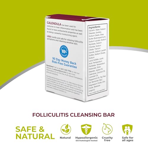 Terrasil Folliculitis Soap Bar – Natural Treatment for Ingrown Hair & Itch Relief