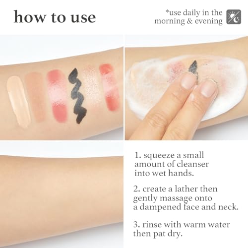 NOONI Face Cleansing - Snowflake Whipping Cleanser | Korean Glass Skin Care, Kbeauty, Facial Wash, Remove Impurities, Purifying, Vegan Whipped Cream, Moisturizing, Sensitive Skin, 5.07 FL Oz