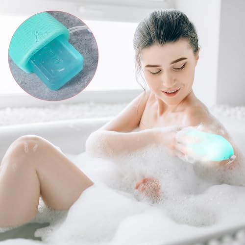 Bewudy 6 PCS Exfoliating Soap Pouches | Mesh Shower Bags