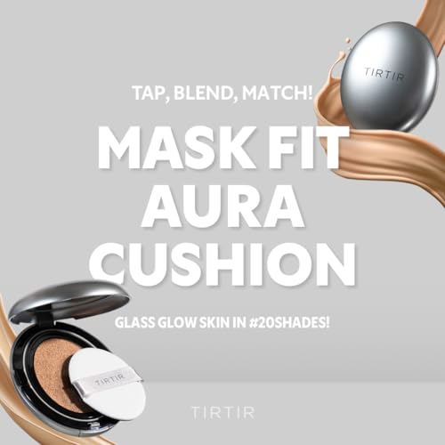 TIRTIR Aura Glow Silver Cushion Foundation #29N Natural Beige