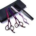 Purple Dragon 6.0" Hair Cutting Scissors Set with Razor