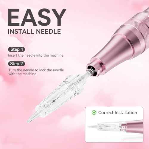 Charme Princesse Wireless Permanent Makeup Machine Kit Rotary Eyebrow Pen Machine With 15pcs 1R/1P Needles Supply for Eyebrow Lip Eyeliner EK403-4-US-FBA24