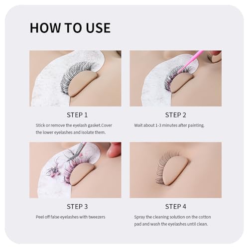 Cream Lash Remover for Eyelash Extensions,10g Eyelash Glue Remover Lash Tech Supplies for Salon Use (Strawberry Flavored)