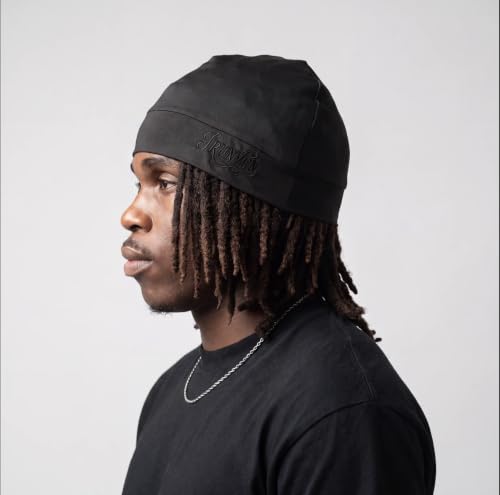 IRUNVEN Satin-Lined Skull Cap for Hair Protection, Breathable Fit