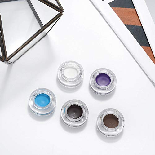 Kilshye Eyebrow Cream Waterproof Eye Brow Matte Eyebrows Pomade Gel Long Lasting Eyeliner Sweatproof Eye Makeup Gift Party for Women and Girls Pack of 1 (White 5)