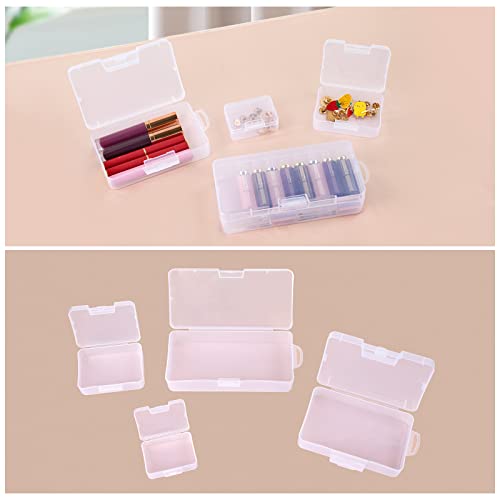 OCHEAL Makeup Organizer Case,Stackable Clear Makeup Organizer Holder, Multi-size Makeup Case Vanity Storage Holder Set for Makeup, Jewelry, toiletries,Makeup Artist Must Have