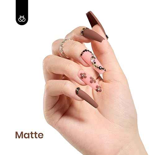Beetles Brown Gel Nail Polish 15ml 0.51oz Chocolate Coffee Gel Polish Soak Off Uv LED Nail Lamp Fall Gel Polish Nail Art Manicure Salon DIY Home Gift for Women