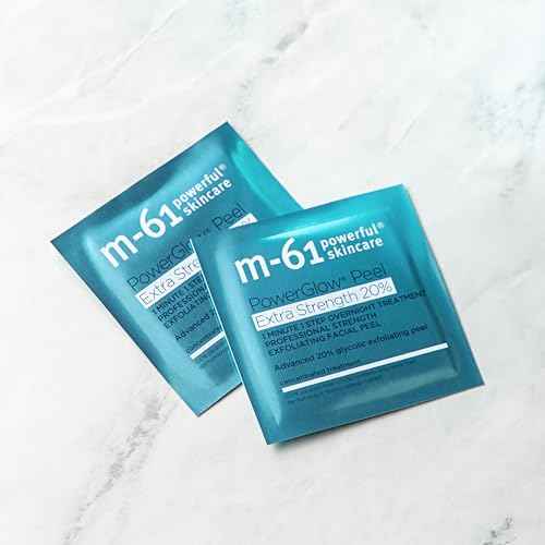 M-61 PowerGlow Peel Extra Strength 20% | Professional Strength Exfoliating Facial Peel With Advanced 20% Glycolic Acid
