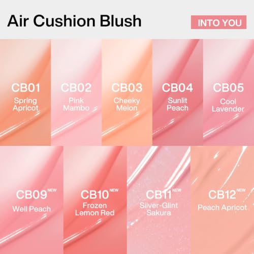 INTO YOU Cream Blush Air Cushion - Dewy Finish, All Skin Tones