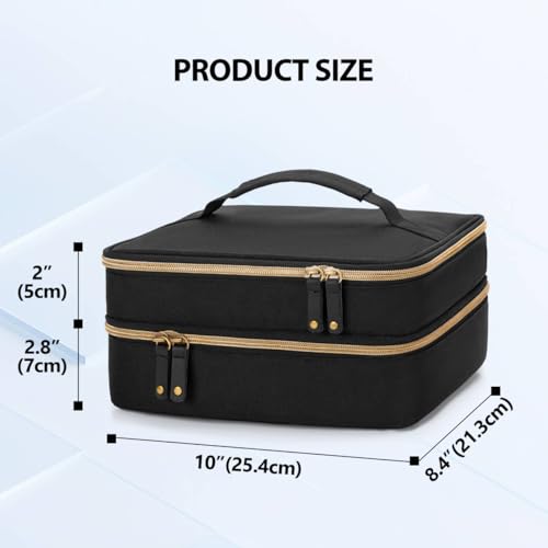 CURMIO Double Layer Hair Clipper Travel Case