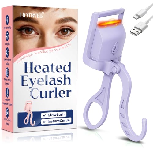 Heated Eyelash Curler with 5s Fast Heat & 24H Curl