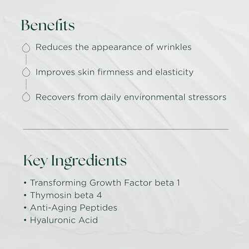 Transformation Face Cream - Advanced Moisturizer with Anti-Aging Peptides, Growth Factors & Hyaluronic Acid - Cruelty Free - Made in the USA - 1 oz