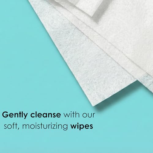 Global Beauty Care Aloe Vera Makeup Remover Wipes - Gentle Facial Cleansing Towelettes