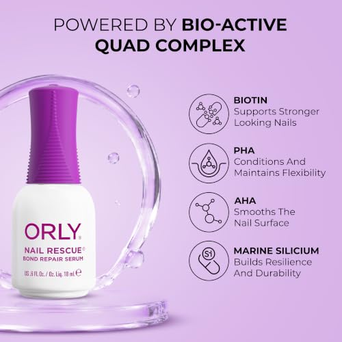 Orly Nail Rescue Bond Repair Serum 18ml – Deep Nail Nourishment & Prep