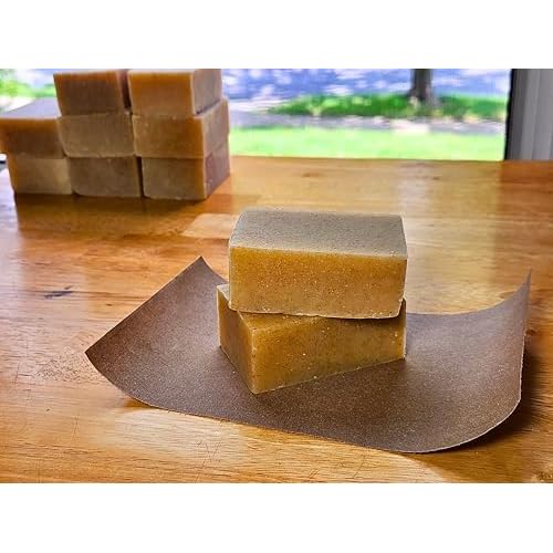 fat & ash Beef Tallow Soap Bar (2 Pack) - VERY SIMPLE INGREDIENTS - Organic and Moisturizing - Handmade in USA - Family Recipe - Long-Lasting, All-Natural, For Dry Skin