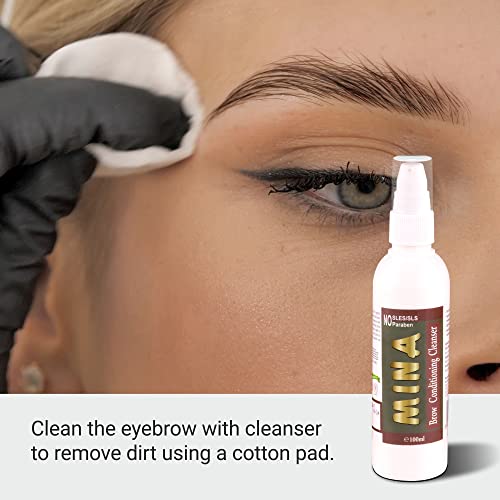 MINA iBrow Conditioning Cleanser 100ml | Pre-Cleanse for Brow Tint