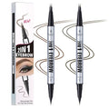2 Pack Hair Like Eyebrow Pen Set, Long-Lasting Microblading Eye Brow Pencil for Natural Brows, 2-IN-1 Beginners & Daily Use Eyebrow Pencils for Women, Waterproof & Smudge-Proof Brow Tint