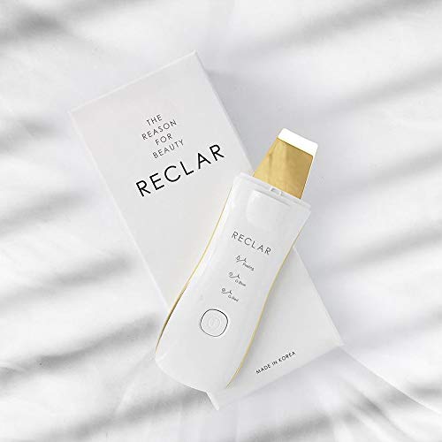 Ultrasonic Water Peeling Facial Device with Gold Blade & Galvanic Massage