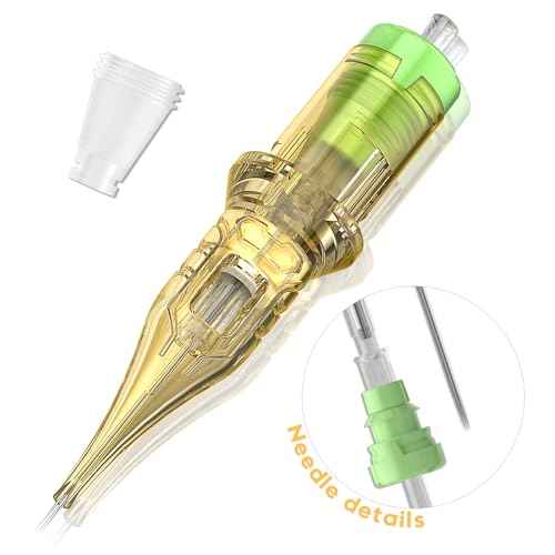 1003RL Tattoo Needles 20 PCS Tattoo Cartridge Needles with Membrane Standard Pro Disposable Tattoo Needles, Round Liner Shader Magnum Tattoo Supplies for Tattoo Pen(1003RL)