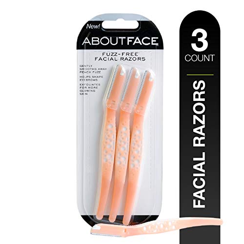 About Face Fuzz-Free Facial Razors for Shaving & Exfoliating - Includes 3 Beauty Groomers & wet n wild Color Icon Kohl Eyeliner Pencil Black, Long Lasting, Highly Pigmented