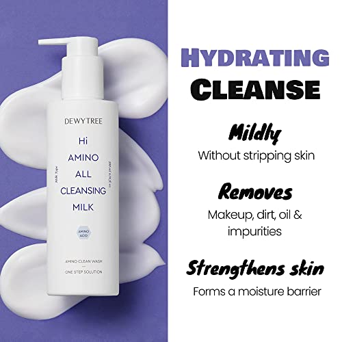 Dewytree Hi Amino All Cleansing Milk - Hydrating Face Cleanser 6.76fl oz
