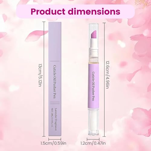 XWB 2-in-1 Cuticle Oil Pusher Pen - Hydrating Nail Care Tool
