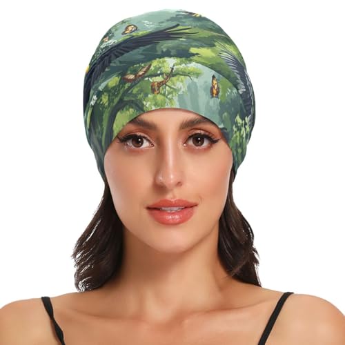 ElliTarr Satin Sleep Cap Beanie Hat for Hair Protection & Comfort