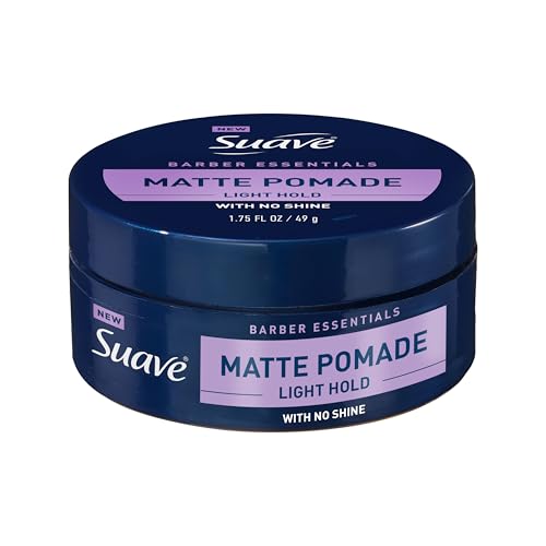 Suave Barber Essentials Men's Hair Pomade Light Hold Matte